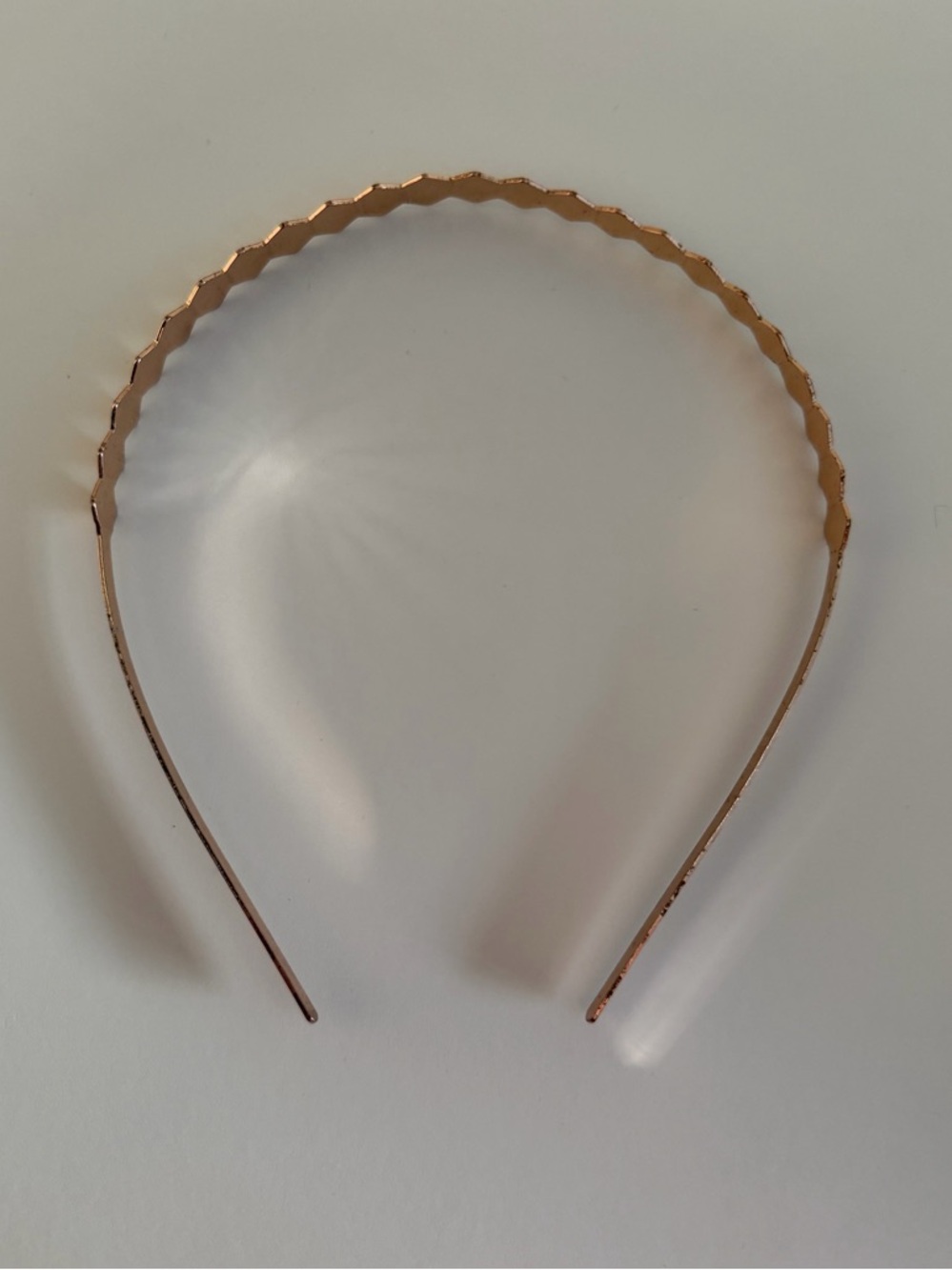 ✨3x$18✨ Modern Honeycomb Hexagon Metal Headband – Geometric Gold Hair Accessory